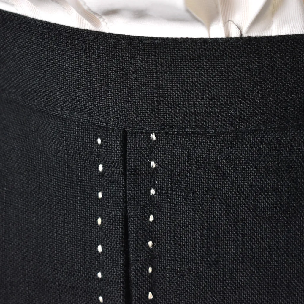1950s Vintage Black Contrast Skirt