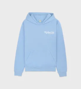 94 Racquet Club Hoodie - Sky Blue/White