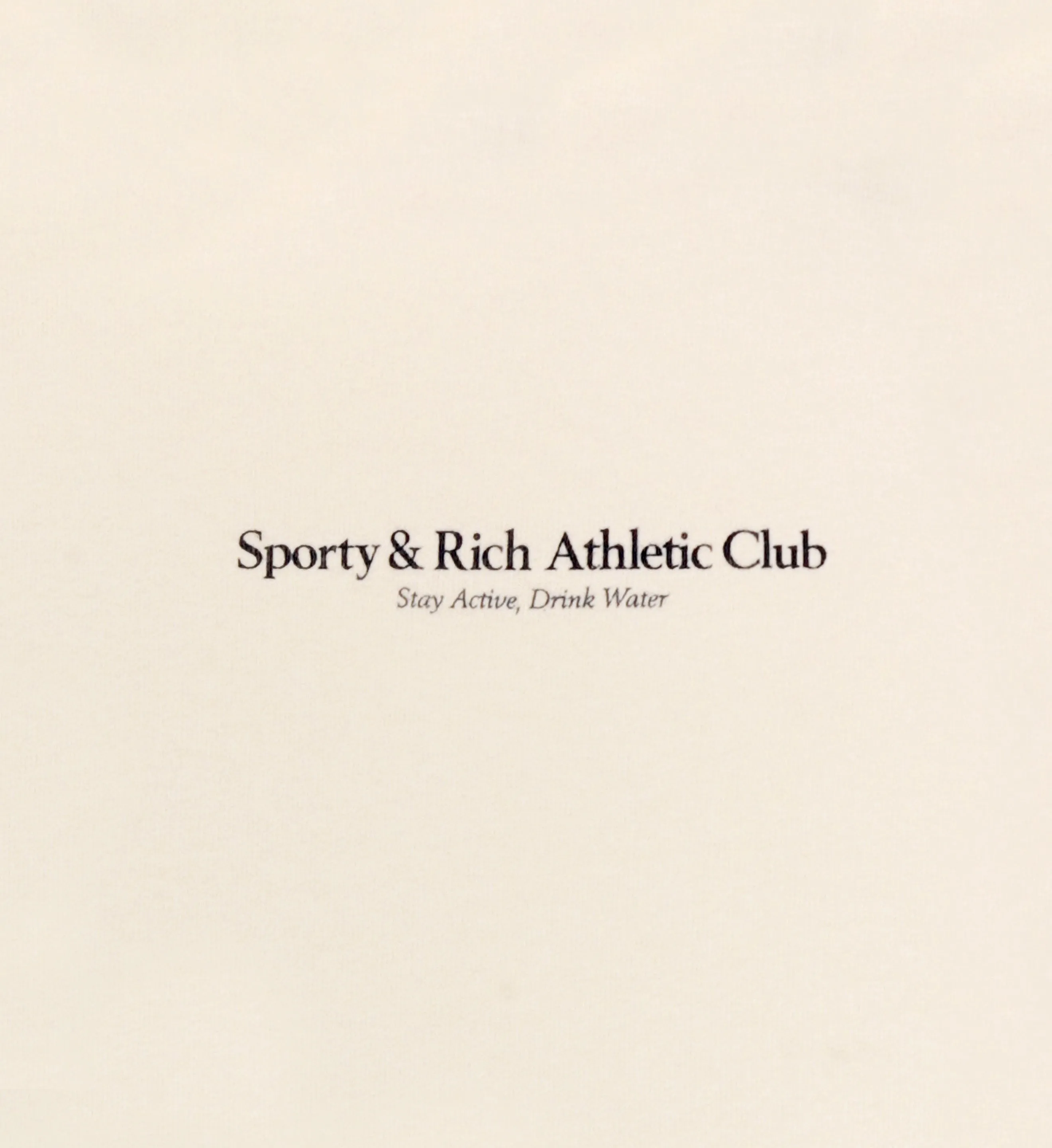 Athletic Club Cropped Hoodie - Cream/Navy