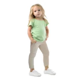 Baby Girls Jeggings | Leggings | Plain Colours | Beige | 6 - 9 Months