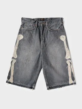 Bone Denim Shorts