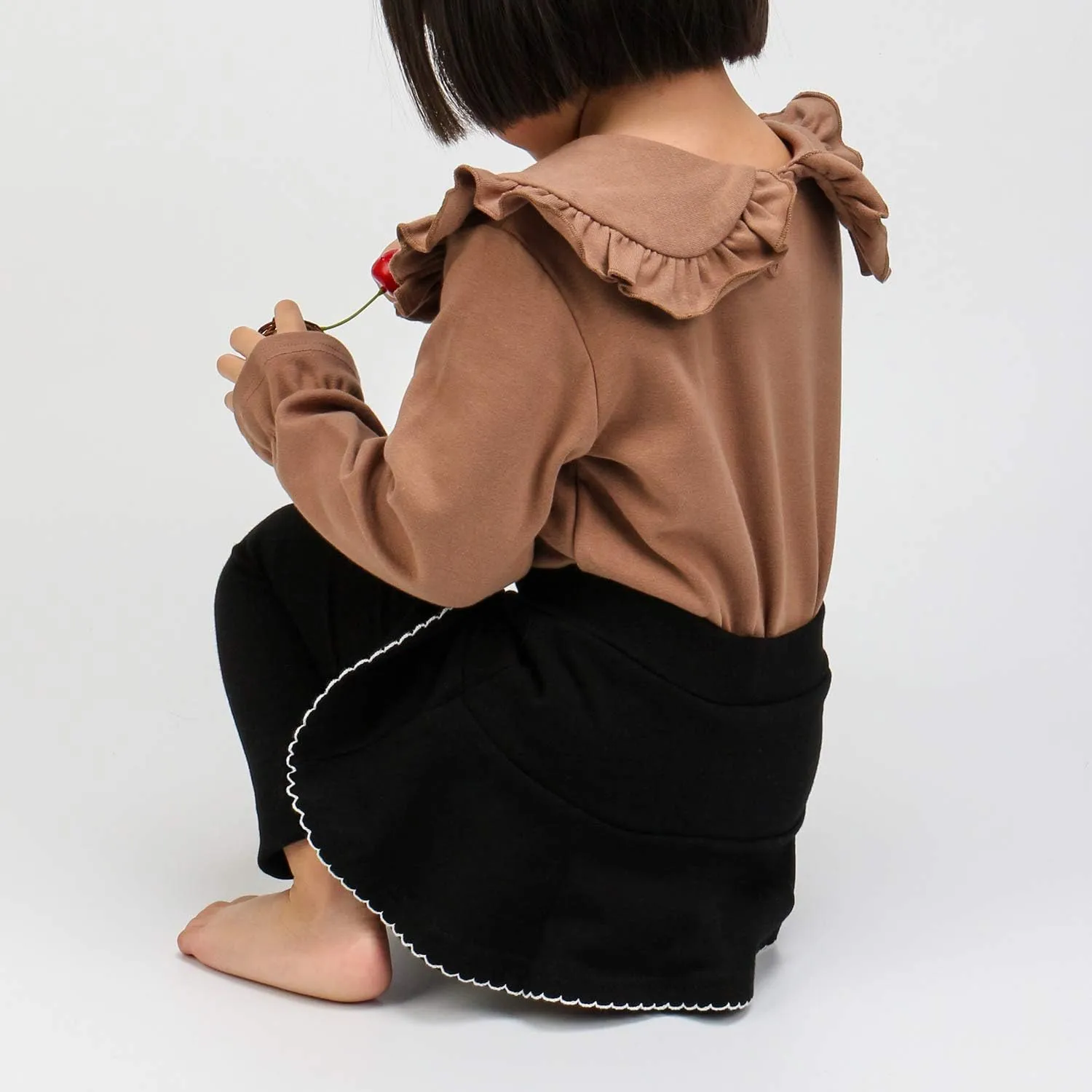 BOOPH Little Girls Leggings Pants with Tutu Skirts Kids Culottes Footless Tights