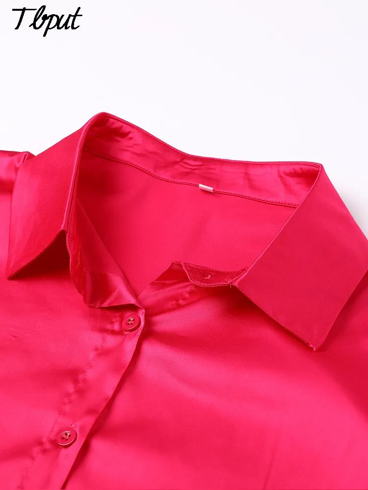 Cuffs Elegant Women Shirts