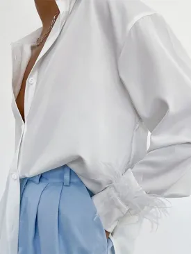 Cuffs Elegant Women Shirts