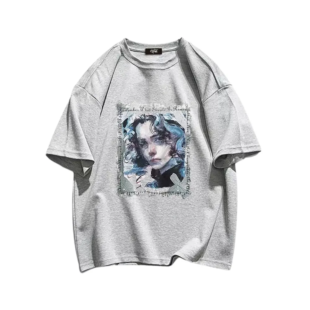 “Elegant Oil Painting Pattern” T-shirt