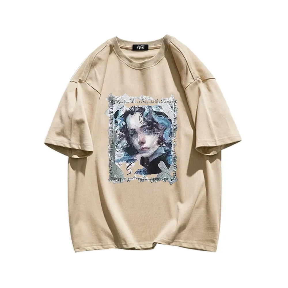 “Elegant Oil Painting Pattern” T-shirt