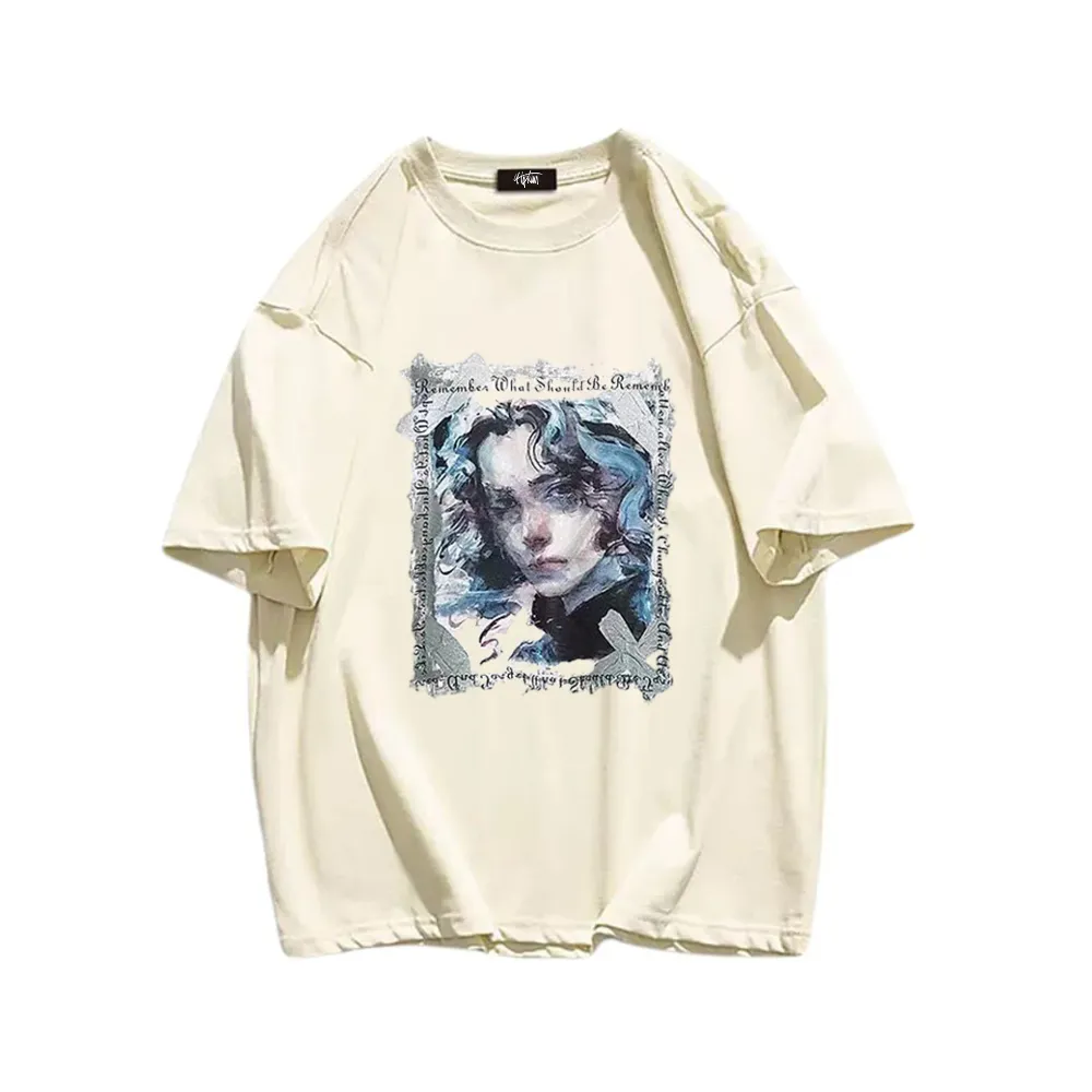 “Elegant Oil Painting Pattern” T-shirt