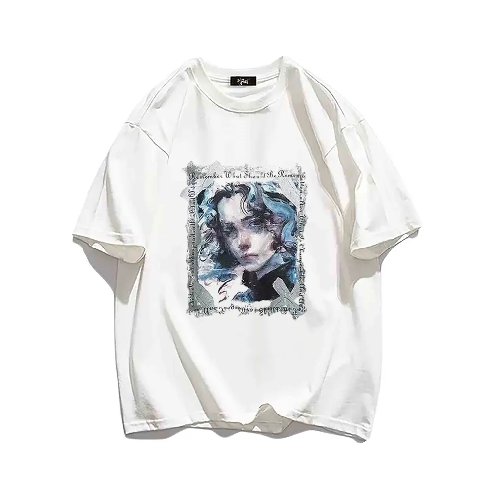 “Elegant Oil Painting Pattern” T-shirt
