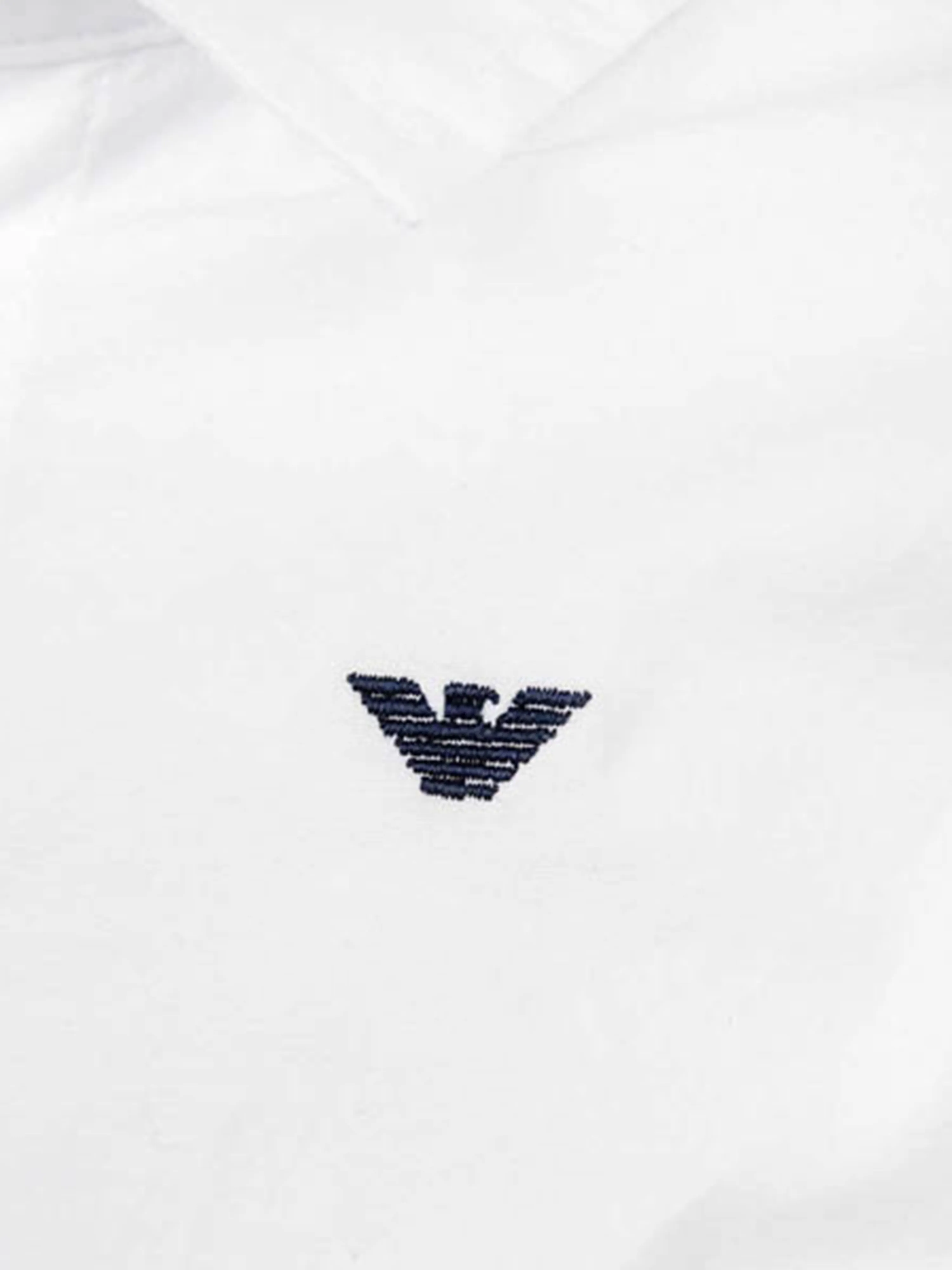 Emporio Armani Baby Boys Long Sleeve Embroidered Shirt