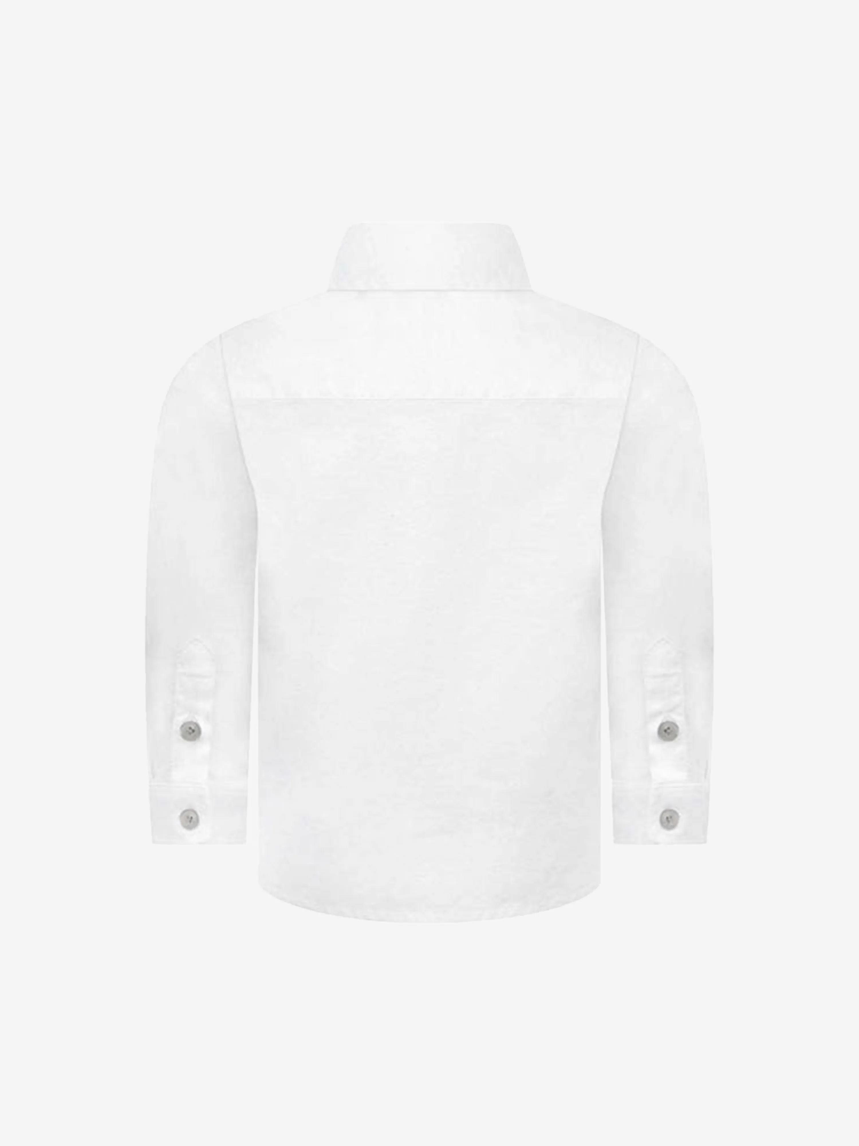 Emporio Armani Baby Boys Long Sleeve Embroidered Shirt