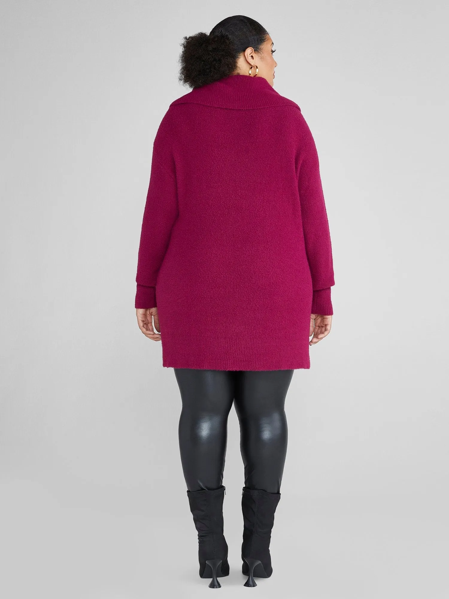 Fashion To Figure - Dani Cowlneck Tunic Sweater