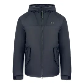Fred Perry Instulated Black Hooded Jacket