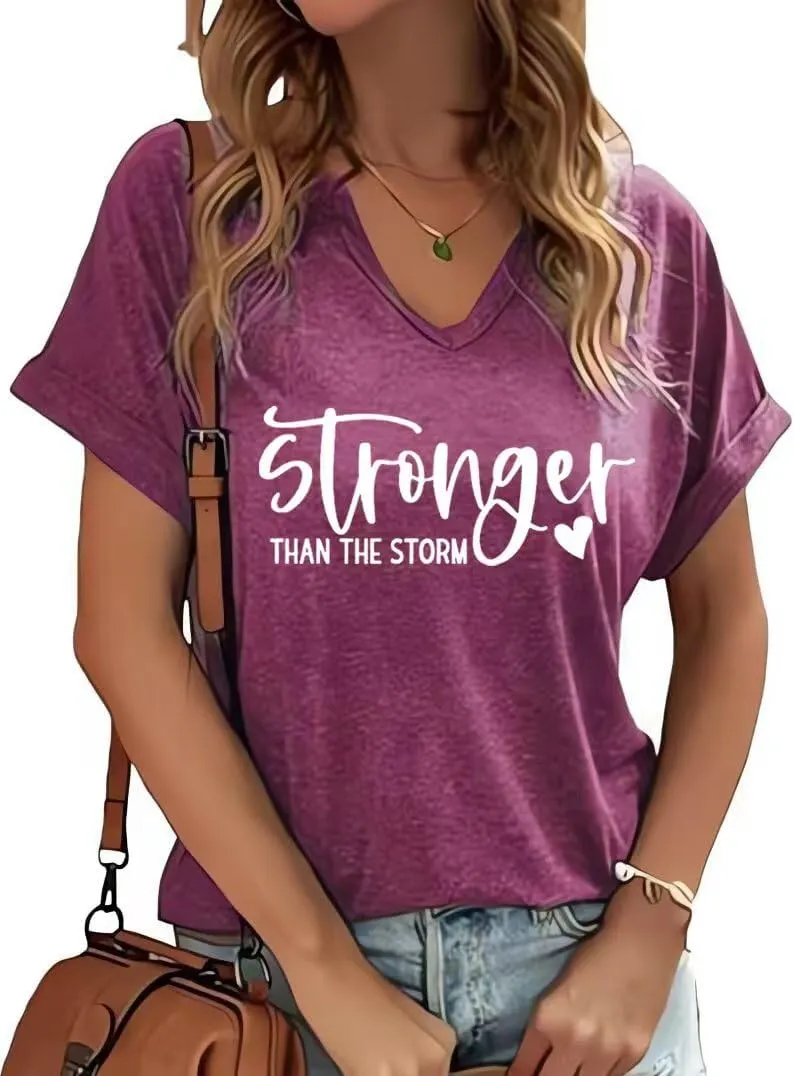 Funny Saying Graphic V Neck Shirts for Women Sarcastic Humor Shirt Casual Short Sleeve Novelty Tee Tops
