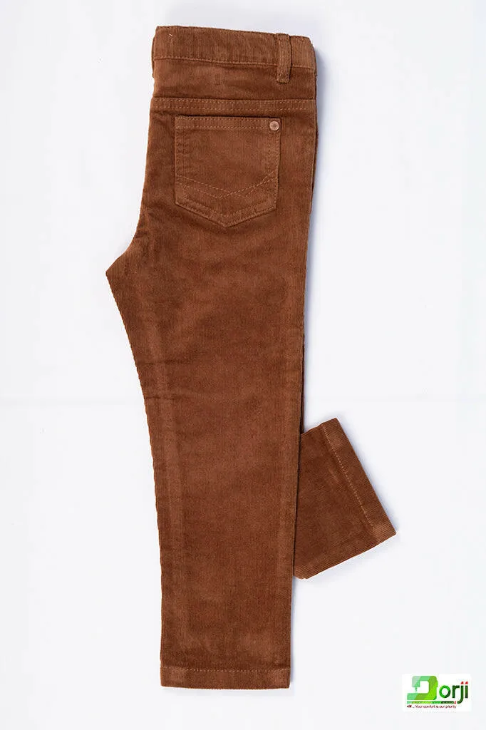 Girl's Cord Jeggings