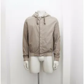 Grey Windbreaker Bomber Style Jacket