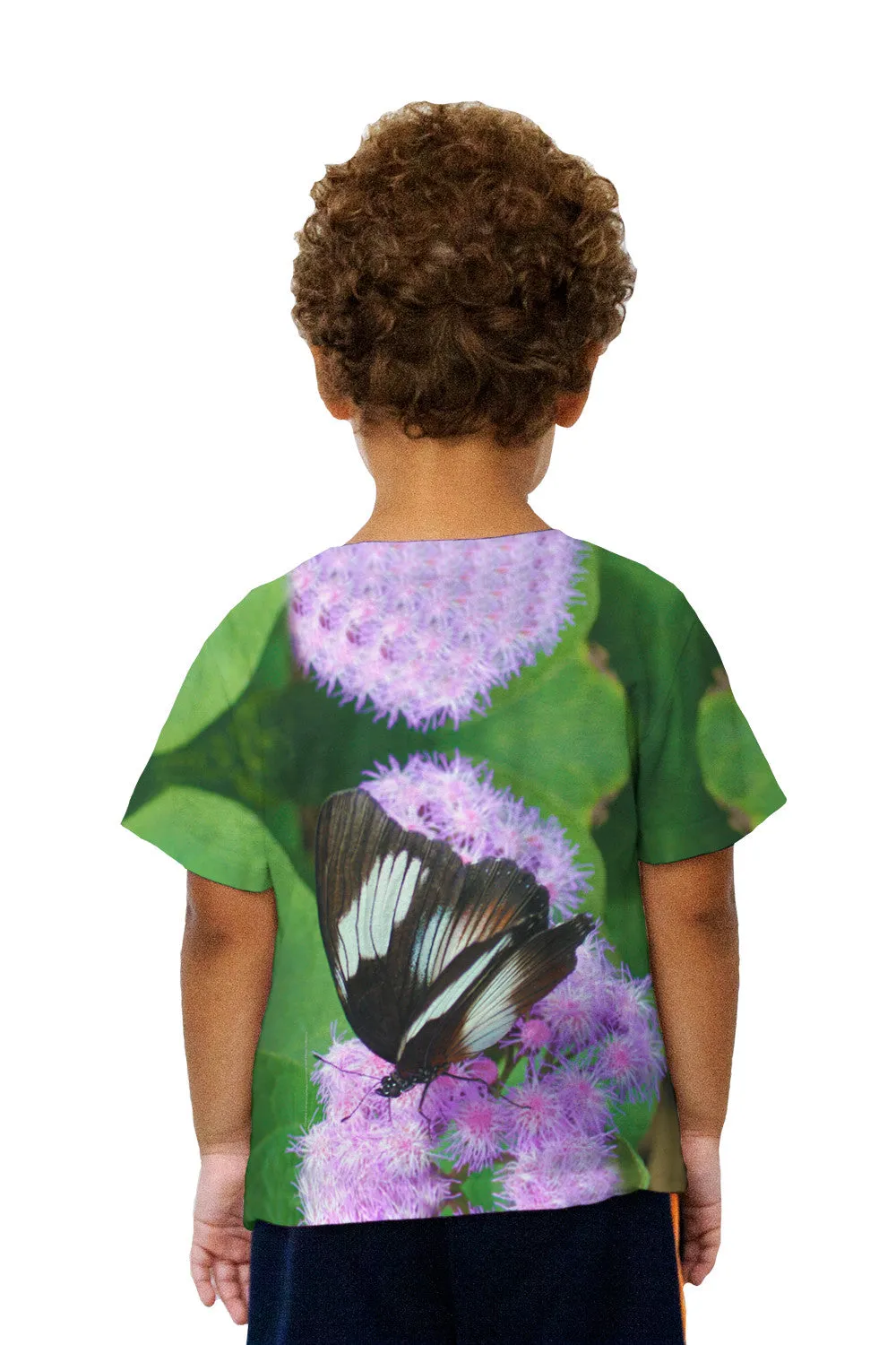 Kids Elegant Brown And White Butterfly