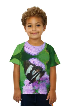 Kids Elegant Brown And White Butterfly