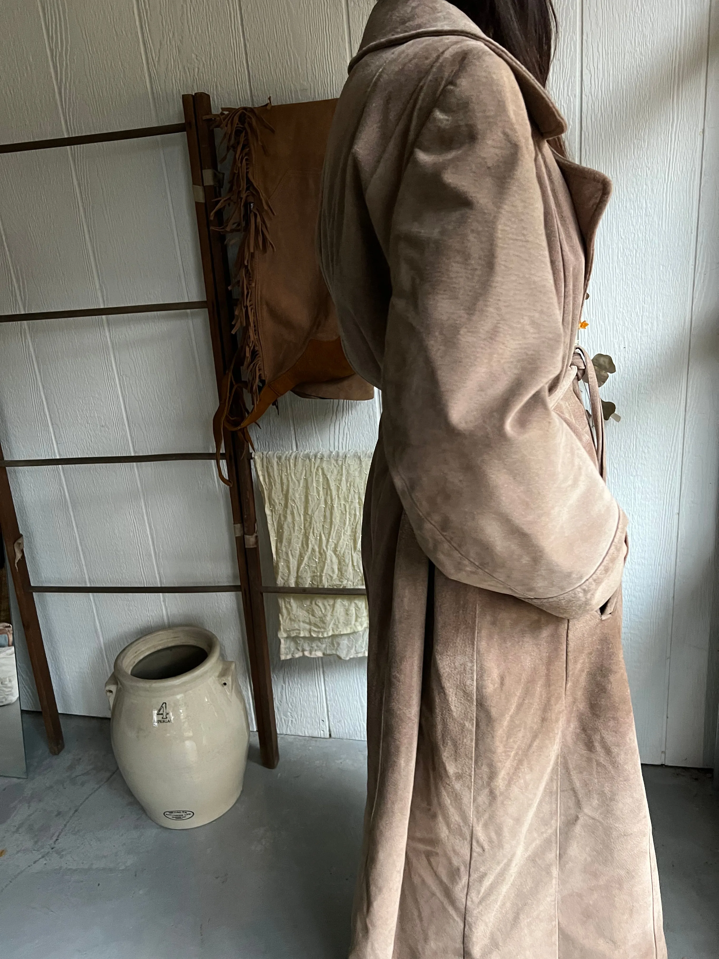 Leather Trench Coat