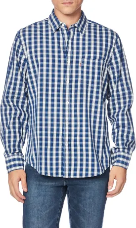 Levi's Men's Classic One Pocket Long Sleeve Button Up Shirt