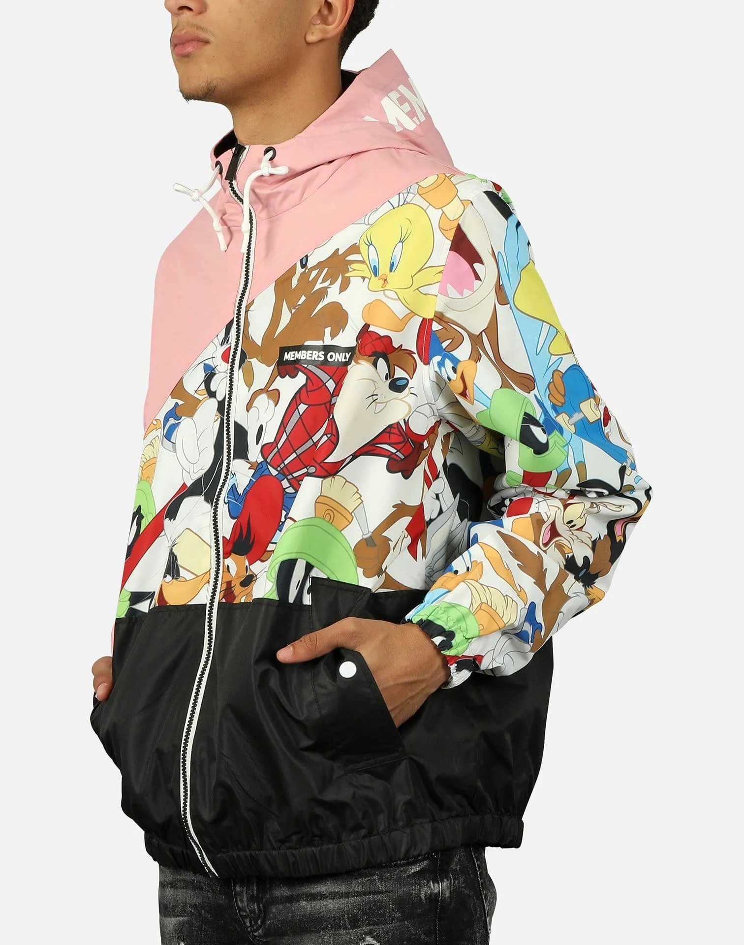 Members Only LOONEY TUNES WINDBREAKER JACKET