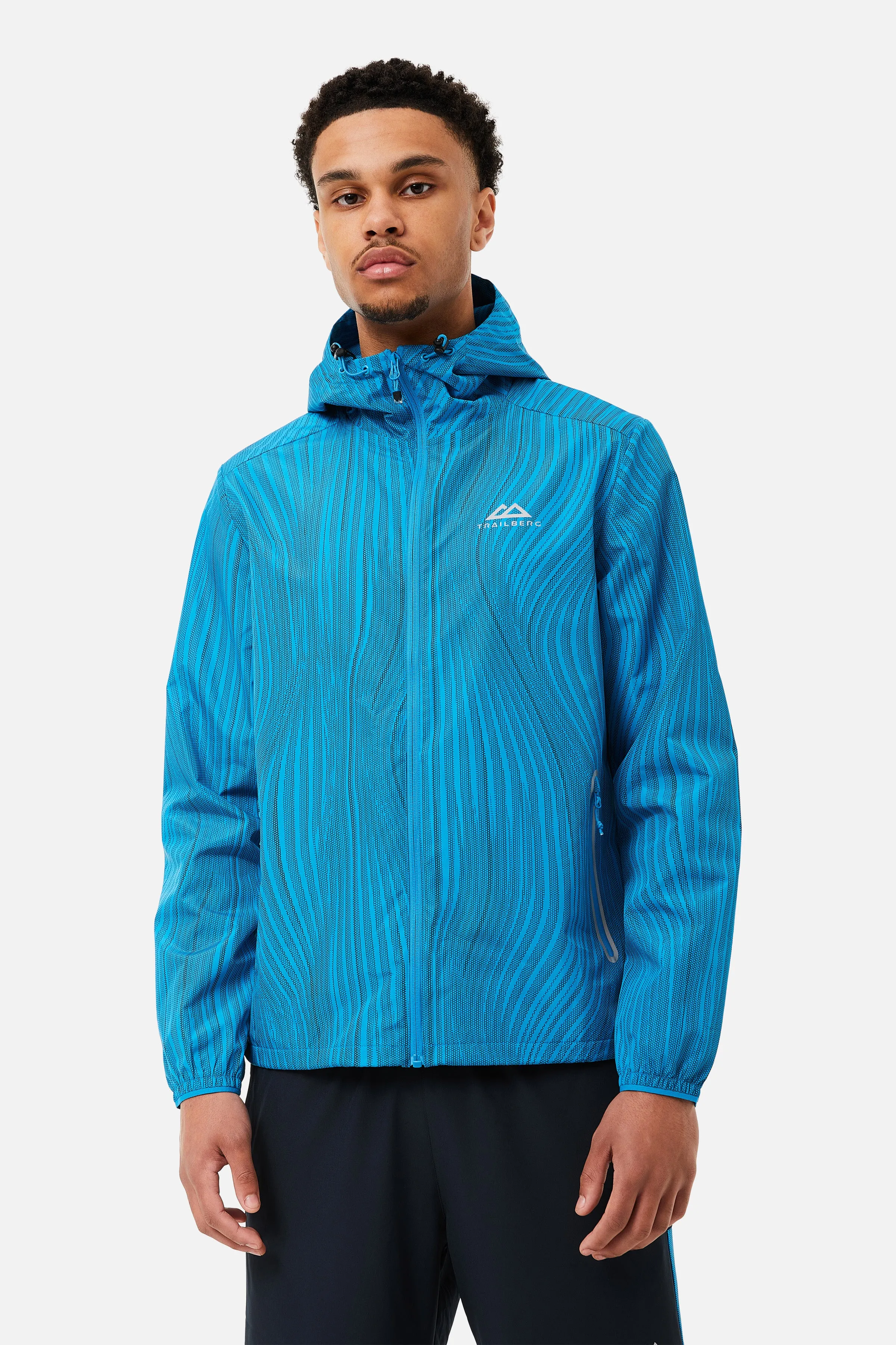 Men's Trailberg Vertex Methyl Blue Windbreaker