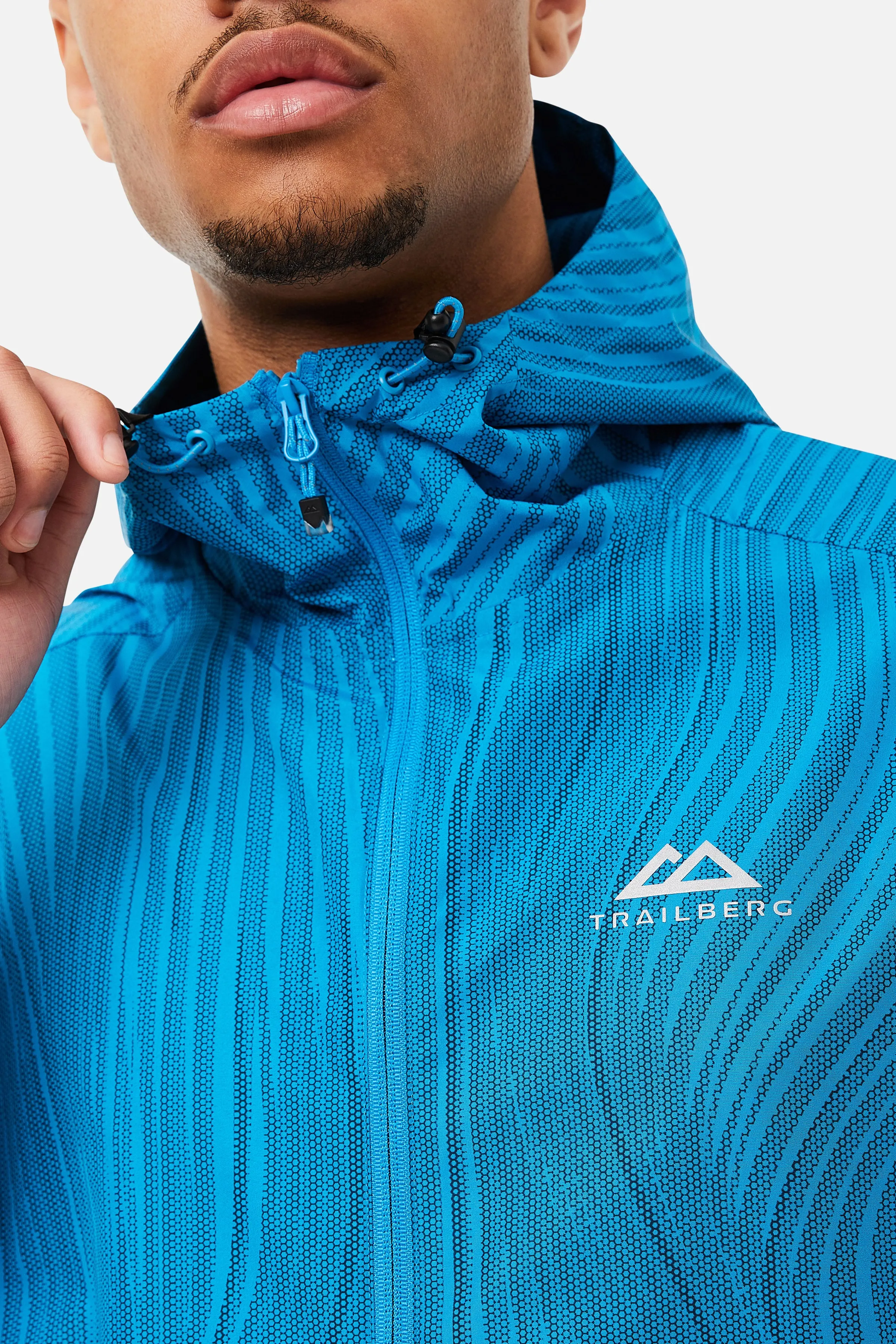 Men's Trailberg Vertex Methyl Blue Windbreaker