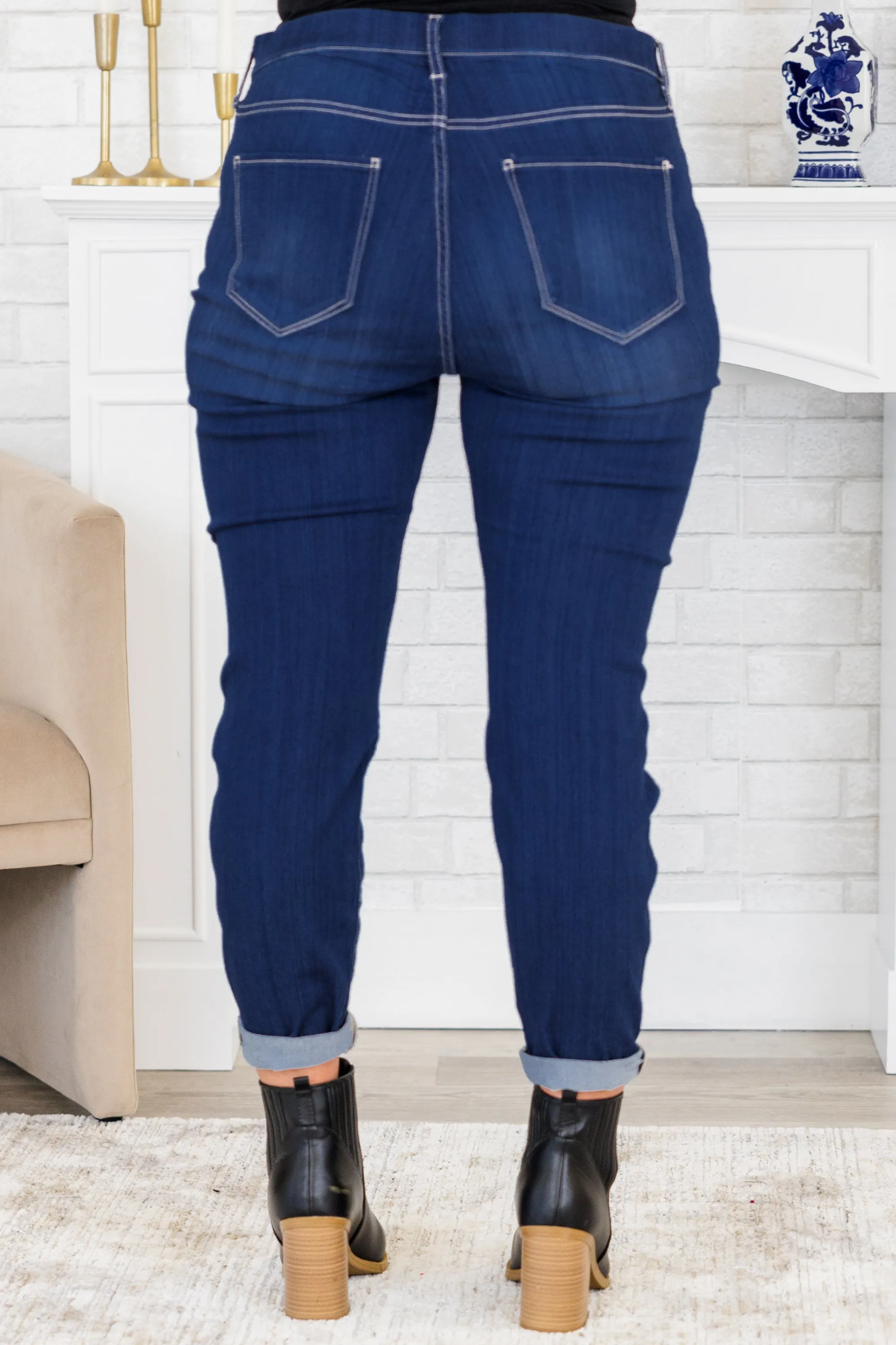 Once Again Jeggings, Dark Wash