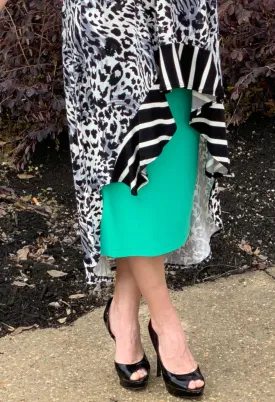 Pencil Skirt Seafoam