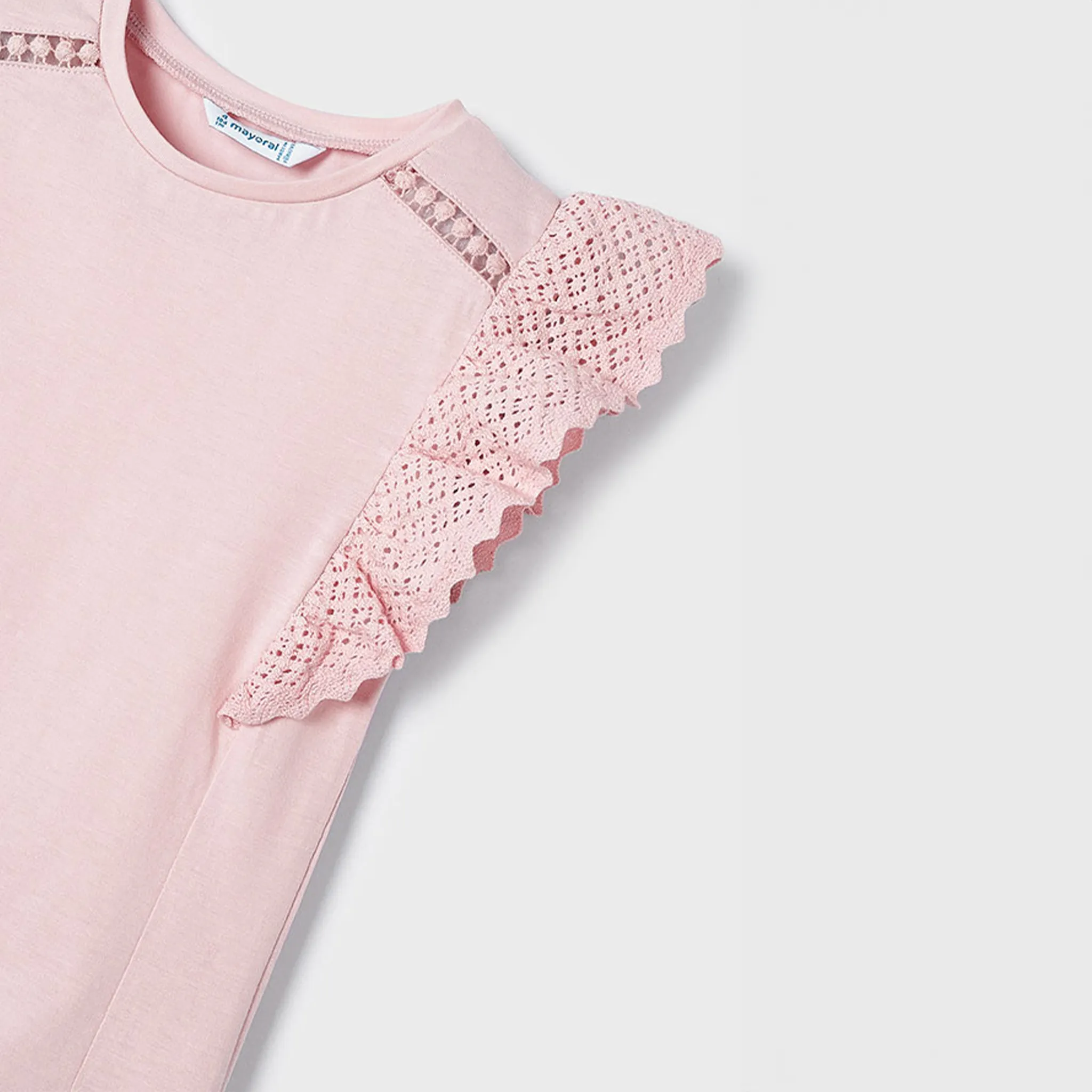 Pink Tank Top with Ruffles