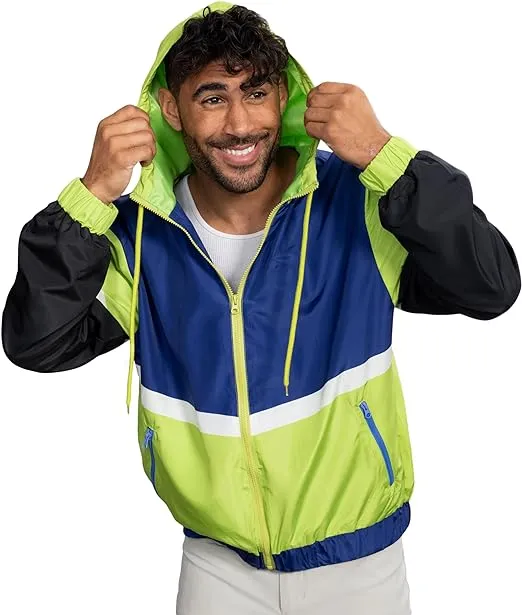 Retro Windbreaker Jacket Lightweight Design 5