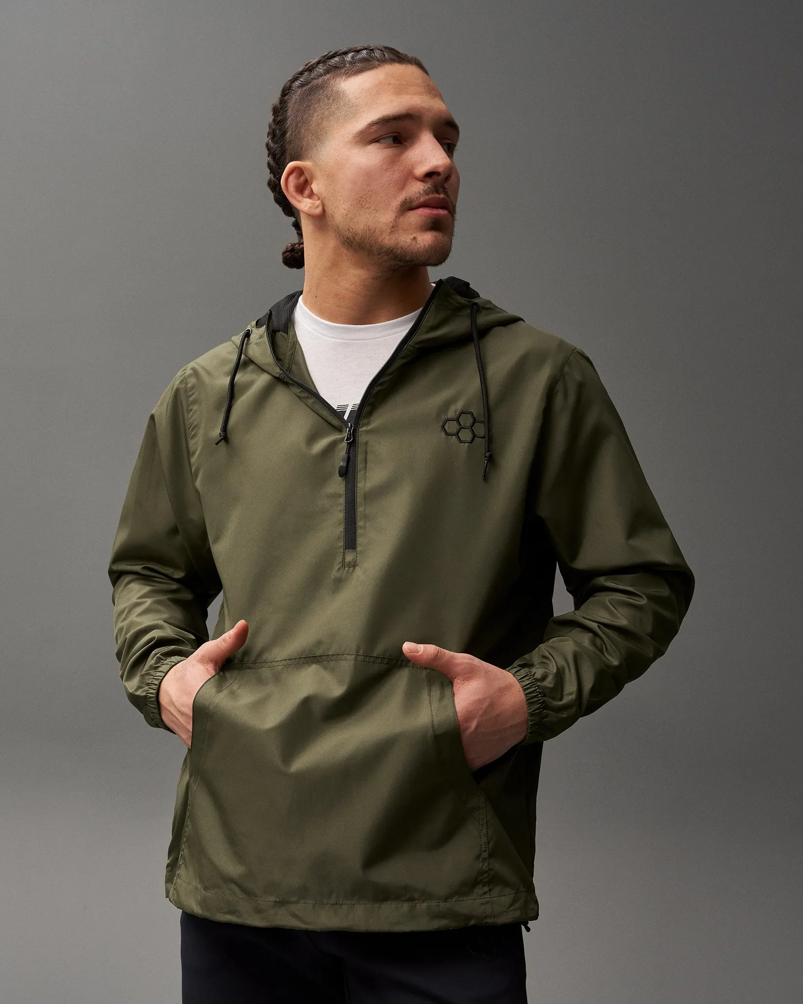 RUDIS Hex Torrent Windbreaker Half Zip