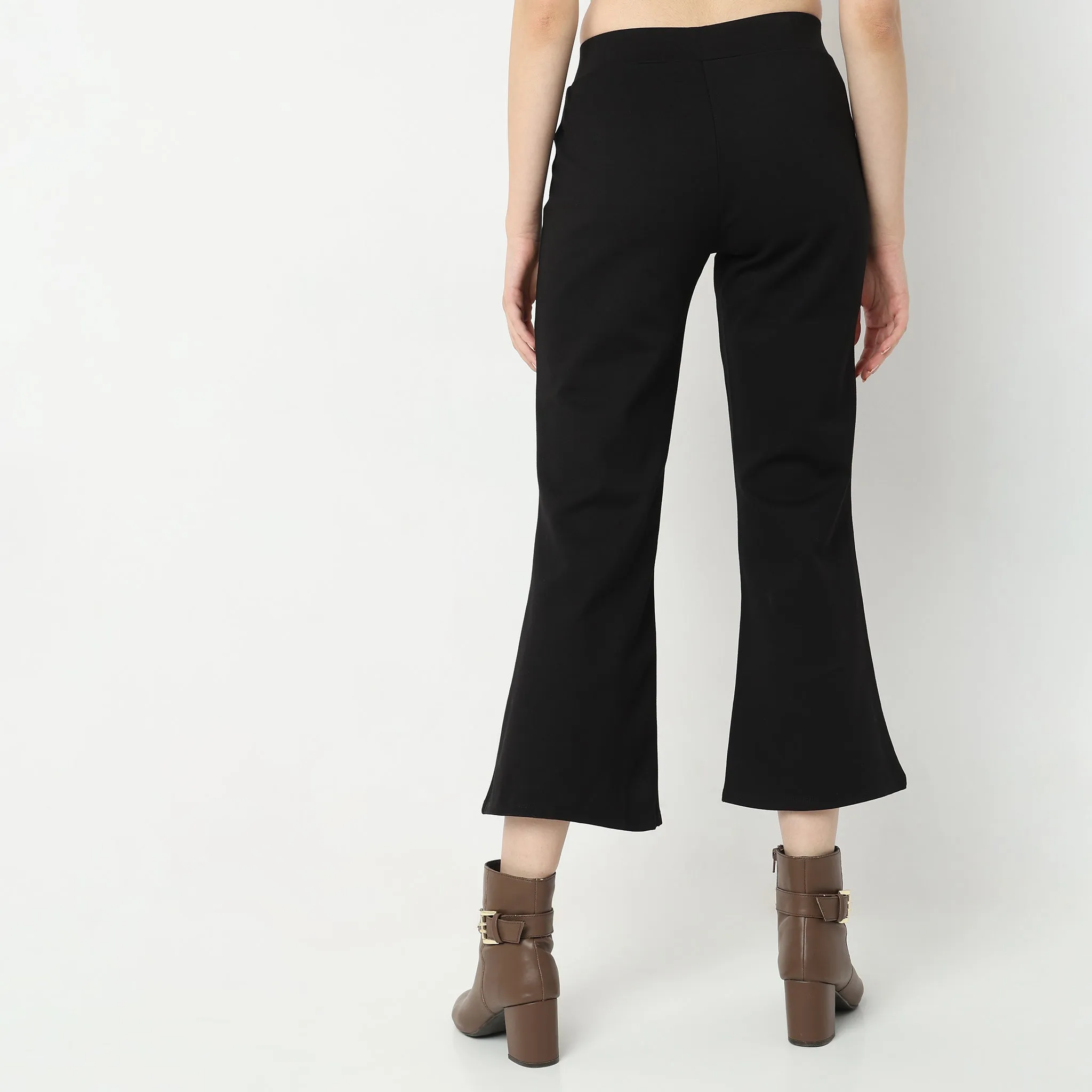 Skinny Fit Solid High Rise jeggings