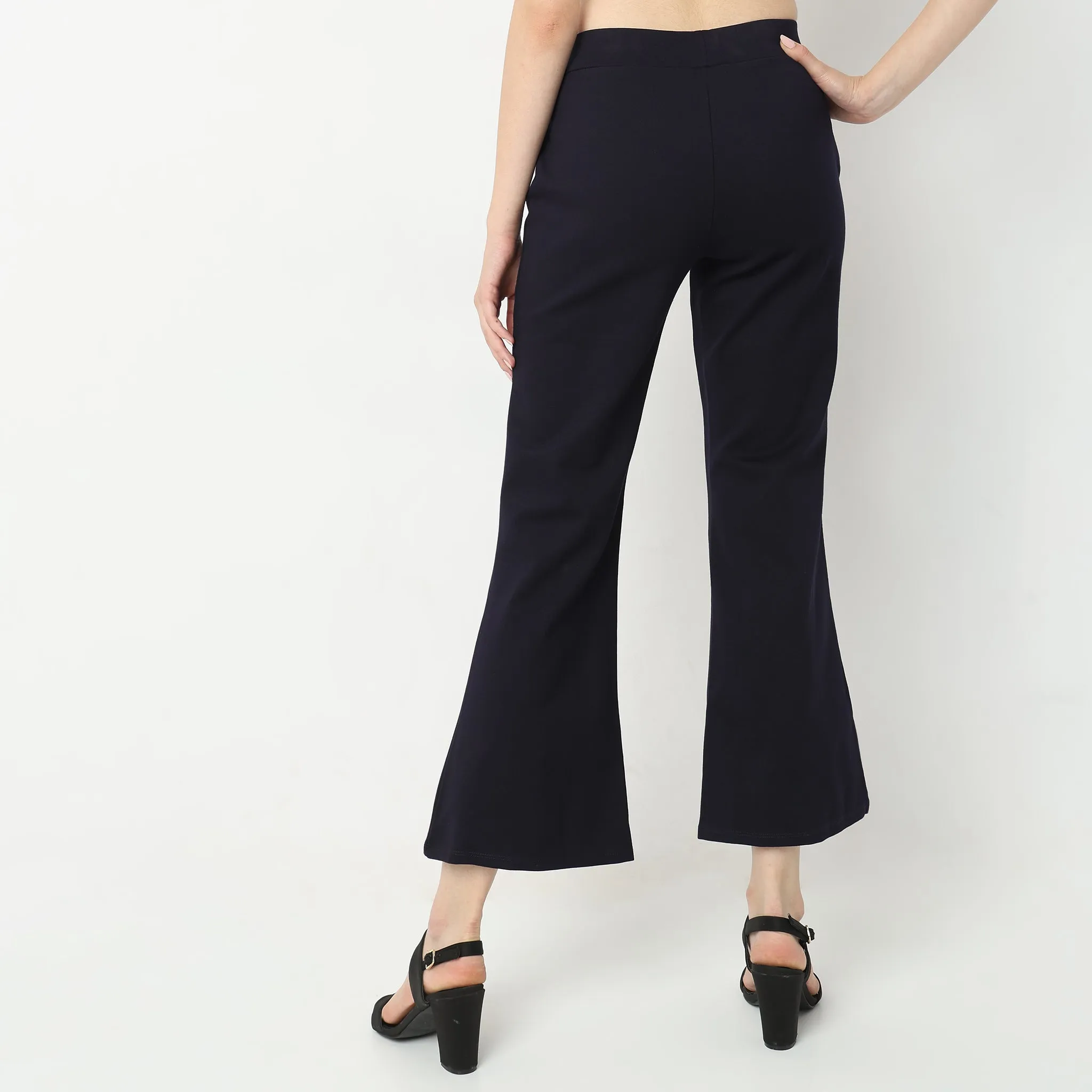Skinny Fit Solid High Rise jeggings