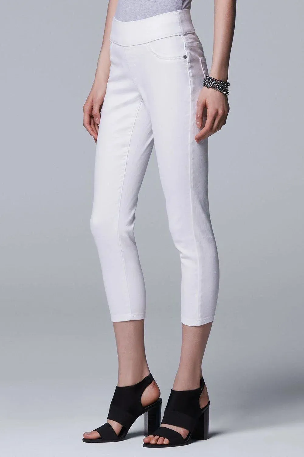 Stretch Capri Crop Jeggings