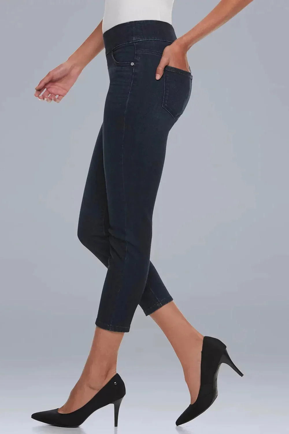 Stretch Capri Crop Jeggings