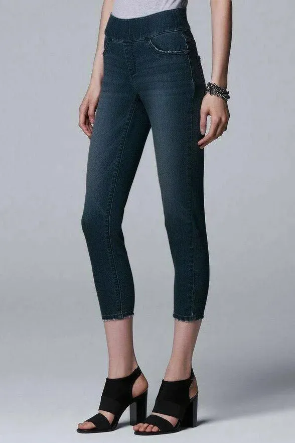 Stretch Capri Crop Jeggings