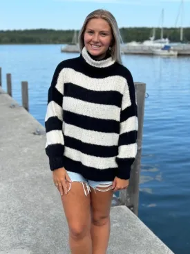 Stripe Oversize Knit Sweater