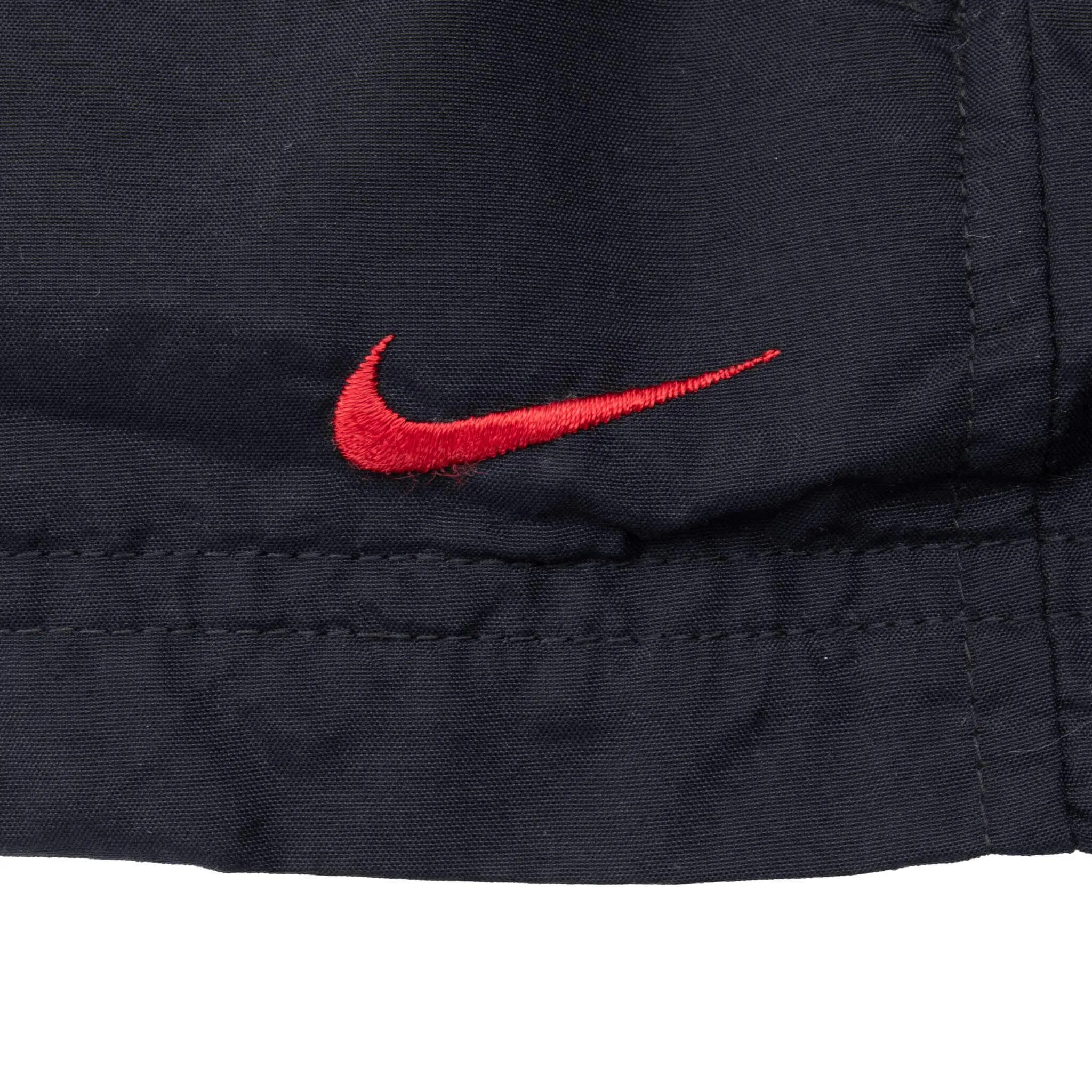 VINTAGE NIKE CLASSIC SWOOSH BLACK WINDBREAKER JACKET 2000S XL