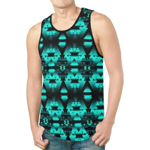 Winter Camp Dark Deep Lake Tank Top