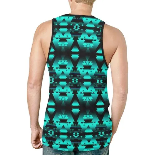 Winter Camp Dark Deep Lake Tank Top